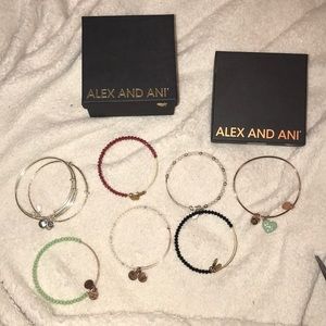 Alex & Ani beaded bracelets